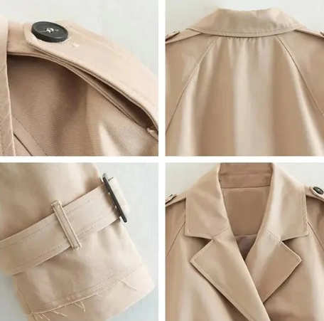 Donatella – Korte trenchcoat