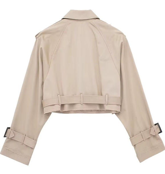 Donatella – Korte trenchcoat