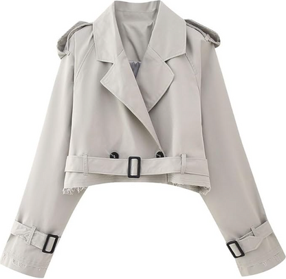Donatella – Korte trenchcoat