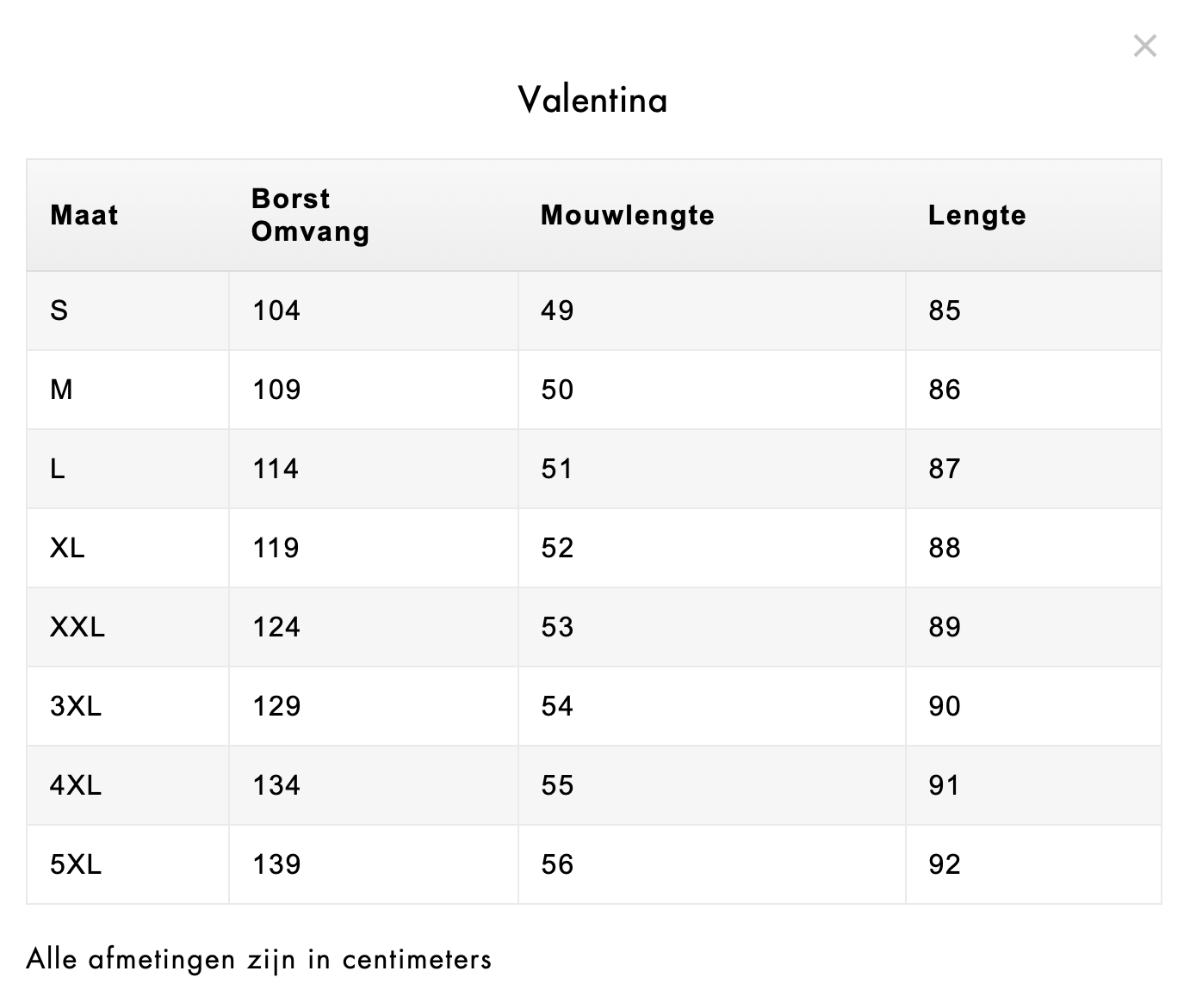 Valentina - Stijlvolle Jas