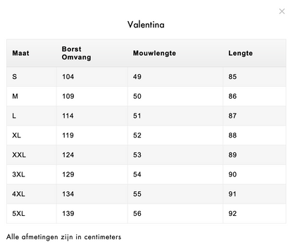 Valentina - Stijlvolle Jas